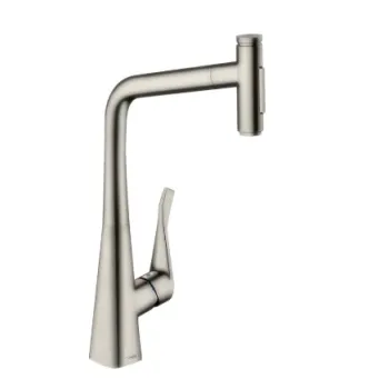 Virtuves maisītājs Hansgrohe Metris Select M71 320 2j izvelkamu galvu 73820800 Stainless Steel