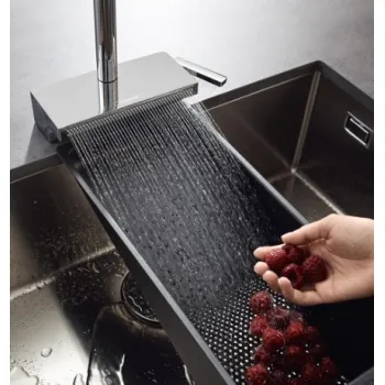 Virtuves maisītājs Hansgrohe Aquno Select M81 2j izvelkamu galvu 73836800 Stainless Steel Finish