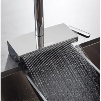 Virtuves maisītājs Hansgrohe Aquno Select M81 250 2j  ar izvelkamu galvu 73836000 Hromēts