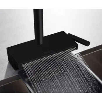 Virtuves maisītājs Hansgrohe Aquno Select M81 250 izvelkams melns Matēts 73836670