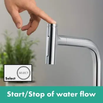 Virtuves maisītājs Hansgrohe Talis Select M51 220 2j ar izvelkamu galvu sBox 73868000 Hromēts