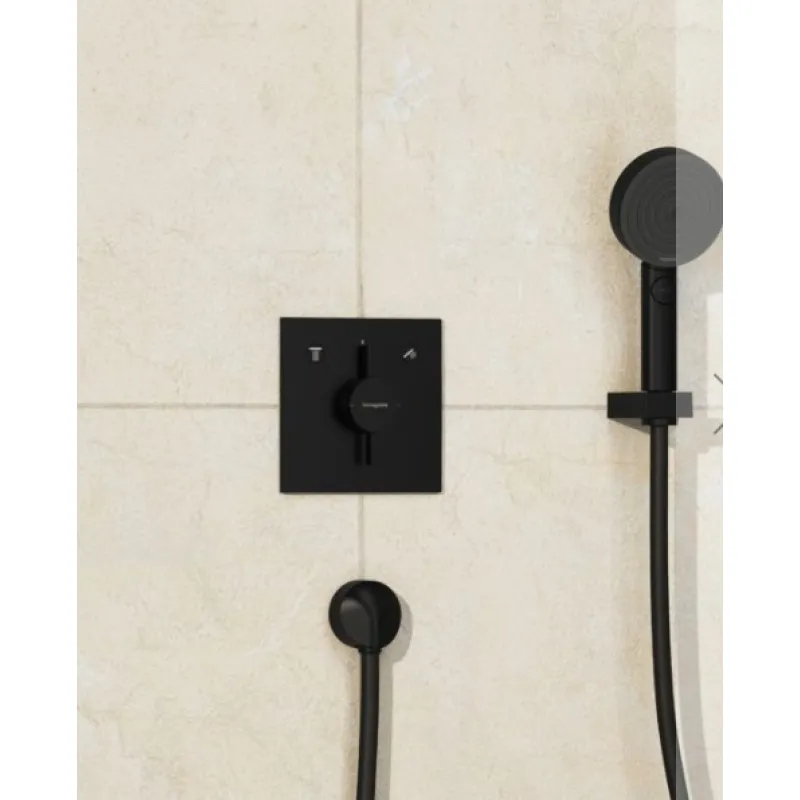 Vannas / Dušas maisītājs Hansgrohe DuoTurn E iebūvējams Melns Matēts