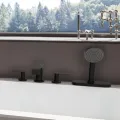 Vannas / Dušas maisītājs Hansgrohe Vivenis uz vannas malas  ar sBox 75444670 Melns Matēts