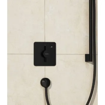 Dušas maisītājs Hansgrohe DuoTurn Q iebūvējams Melns Matēts 75614670