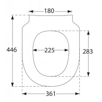 Poda vāks Villeroy & Boch Subway 3.0  ar SoftClose+QuickRelease CeramicPlus Balts 8M42S1RW