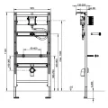 Iebūvējamais rāmis pisuāram Villeroy & Boch ViConnect  92198900