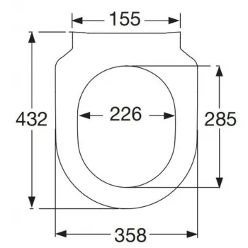 Poda vāks Villeroy & Boch Subway SlimSeat, Balts 9M656101