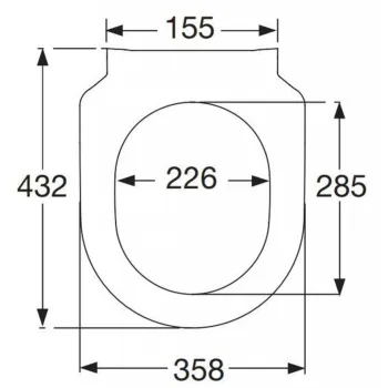 Poda vāks Villeroy & Boch Subway SlimSeat ar SoftClose+QuickRelease Balts 9M65S101