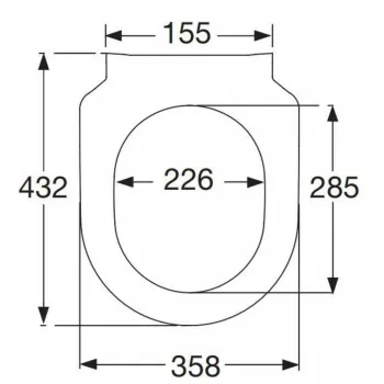 Poda vāks Villeroy & Boch Architectura SoftClosing, QuickRelease, Balts 9M70S101