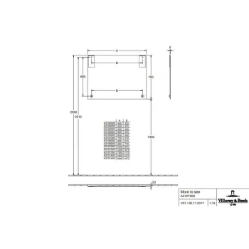 Vannas istabas spogulis Villeroy & Boch More to See 80x75cm A3108000