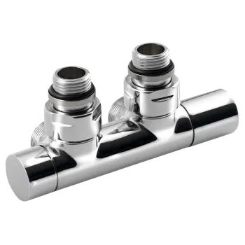 Savienojumu komplekts SAPHO TWIN dvieļu žāvētājam / radiatoram, Hromēts CP401S