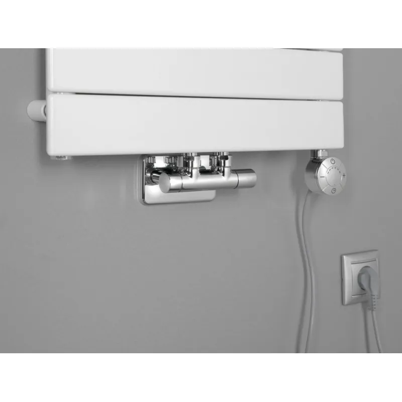 Dvieļu žāvētājs / Radiators AQUALINE Bondi 45x93cm, 425W, balts  DC400T