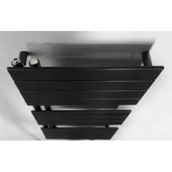 Dvieļu žāvētājs / Radiators AQUALINE Mili 45x93cm, 381W, melns matēts  DC606T