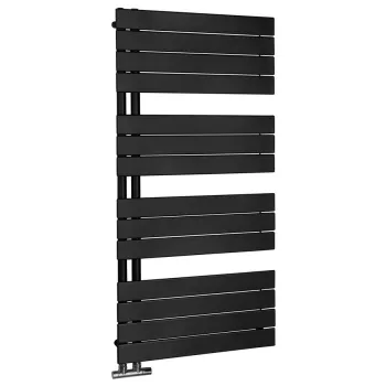 Dvieļu žāvētājs / Radiators AQUALINE Mili, 60x122cm, 632W, melns matēts  DC626T
