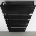 Dvieļu žāvētājs / Radiators AQUALINE Mili  60x180 cm, 927W, melns matēts  DC656T
