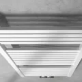 Dvieļu žāvētājs / Radiators AQUALINE Tondi 45x97cm balts  DT450T