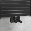 Dvieļu žāvētājs / Radiators AQUALINE Tondi radiators 45x133 cm  matēti melns  DT476T