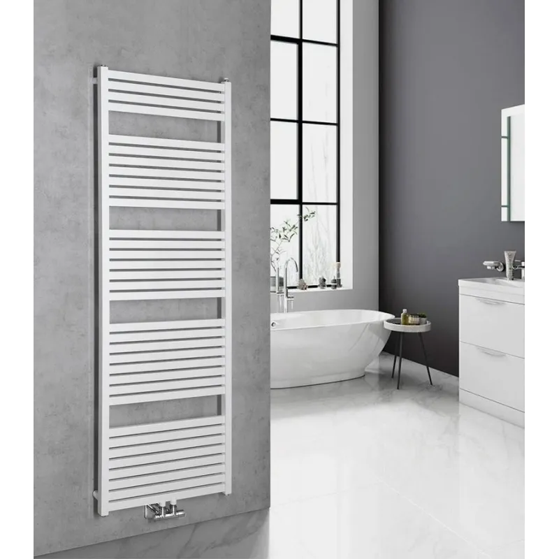 Dvieļu žāvētājs / Radiators AQUALINE Tondi 60x169 cm, balts  DT490T