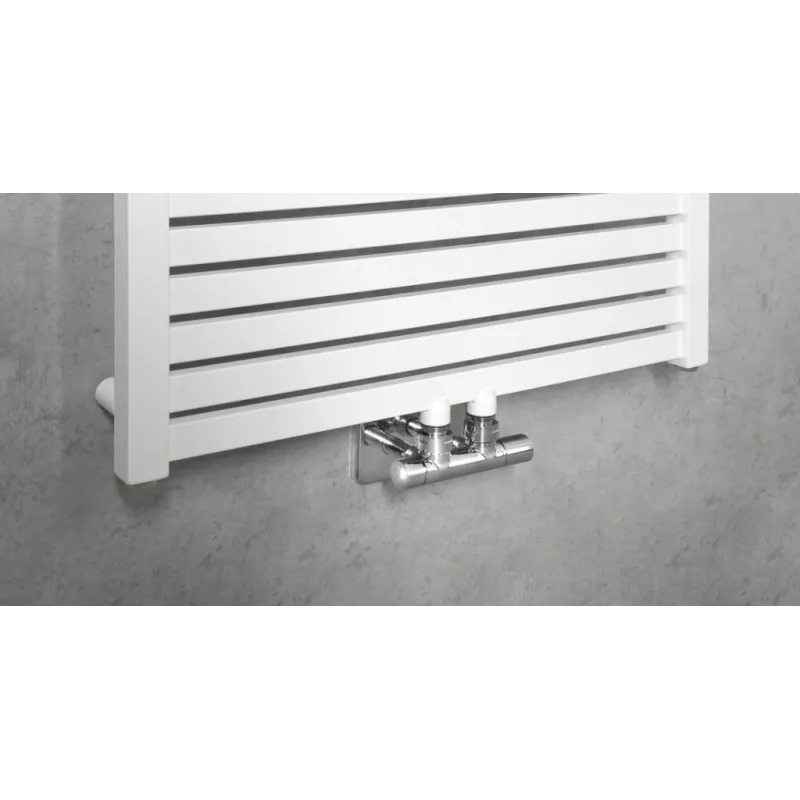 Dvieļu žāvētājs / Radiators AQUALINE Tondi 60x169 cm, balts  DT490T