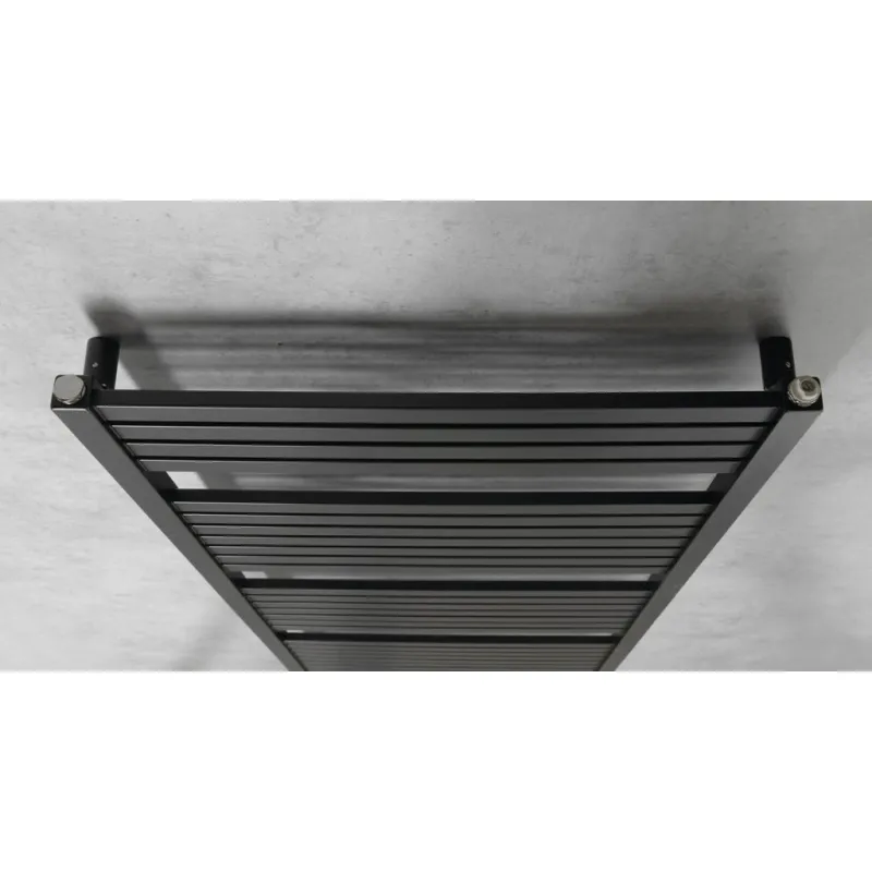 Dvieļu žāvētājs / Radiators AQUALINE Tondi 60x169 cm, matēti melns  DT496T