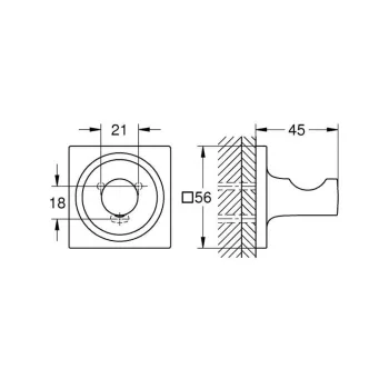 Drēbju pakaramais āķis Grohe Allure Cool Sunrise 40284GL1