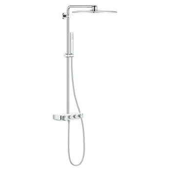 Dušas sistēma Grohe Euphoria SmartControl System 310 Cube Duo ar Termostatu Moon white 26508LS0