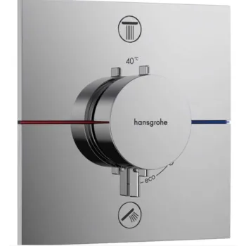 Dušas sistēma Hansgrohe iebūvejamā ar dušas galvu, termostatu un rokas sušu 21HHH003 Hromēta