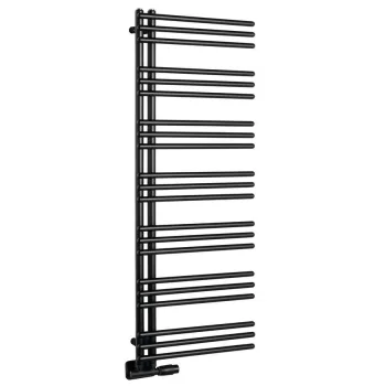 Dvieļu žāvētājs / Radiators AQUALINE Poseidon 134x55cm, 501W, melns  PS513B