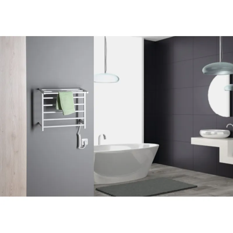 Dvieļu žāvētājs / Radiators Sapho Elzor elektriskais 50x47 cm, 60 W, balts matēts EB500