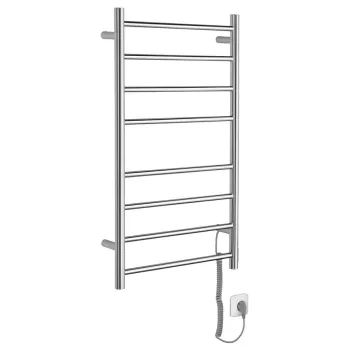 Dvieļu žāvētājs / Radiators Sapho Redondo elektriskais 50x90cm 75 W, hroms ER220V Dvieļu žāvētājs / Radiators Sapho Redondo elektriskais 50x90cm 75 W, hroms ER220V