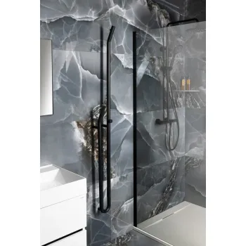 Dvieļu žāvētājs / Radiators Sapho DUOPASSO 12x170cm, 45W, matēti melns  ER330