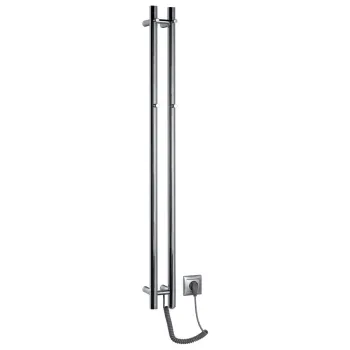 Dvieļu žāvētājs / Radiators Sapho PAPINADO elektriskais 11x120cm, 40W, hroms ER740 Dvieļu žāvētājs / Radiators Sapho PAPINADO elektriskais 11x120cm, 40W, hroms ER740