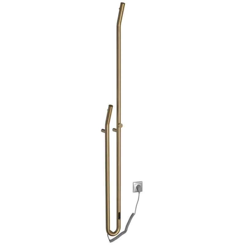 Dvieļu žāvētājs / Radiators Sapho DUOPASSO 12x170 cm, 45 W, matēti zeltīts  ER830