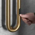 Dvieļu žāvētājs / Radiators Sapho DUOPASSO 12x170 cm, 45 W, matēti zeltīts  ER830