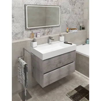 Vannas istabas spogulis Sapho Gemini II ar LED apgaismojumu 60x80cm  GM060