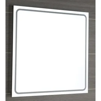 Vannas istabas spogulis Sapho Gemini II ar LED apgaismojumu 70x70cm  GM070