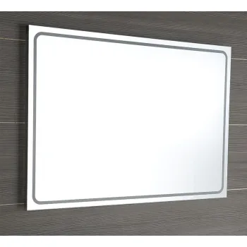 Vannas istabas spogulis Sapho Gemini II ar LED apgaismojumu 100x70cm  GM100