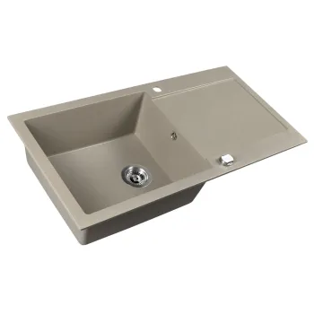 Virtuves izlietne Sapho Granīta, 97x50 cm, bēša GR1612