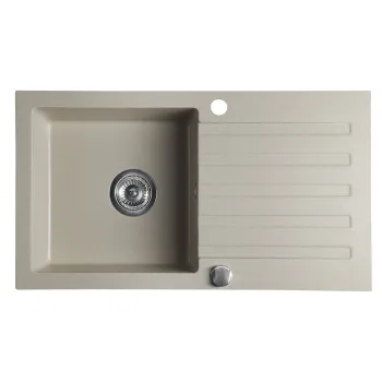 Virtuves izlietne Sapho Granīta, 78x44cm, bēša GR7202