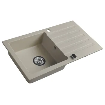 Virtuves izlietne Sapho Granīta, 78x44cm, bēša GR7202