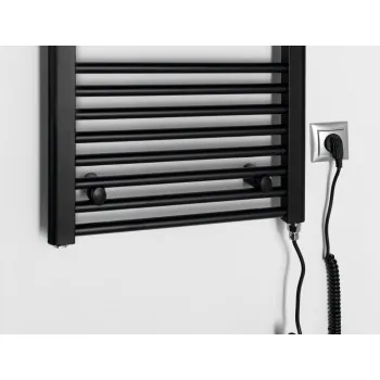 Dvieļu žāvētājs / Radiators AQUALINE DIRECT-E elektriskais 450x960mm 300W, melns  ILE94TB Dvieļu žāvētājs / Radiators AQUALINE DIRECT-E elektriskais 450x960mm 300W, melns  ILE94TB