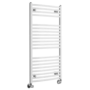Dvieļu žāvētājs / Radiators AQUALINE Orbit  96x45cm, 447W, balts ILO94T