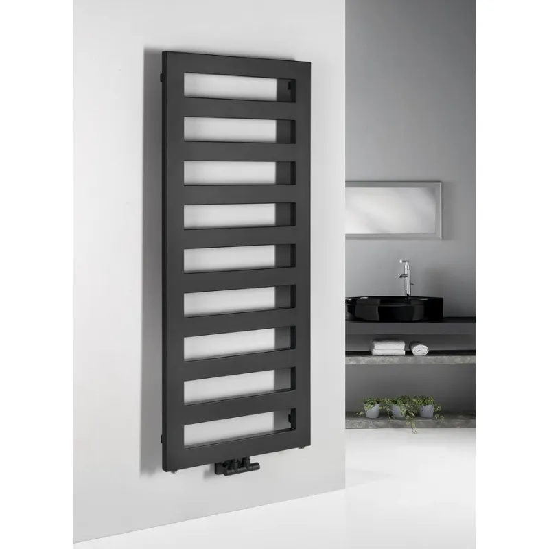 Dvieļu žāvētājs / Radiators Sapho Block 50x147cm, melns matēts  IR185