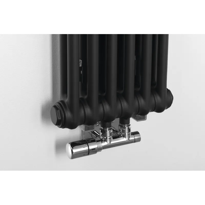 Dvieļu žāvētājs / Radiators Sapho Fede 31x150 cm, 643 W, matēti melns  IR191