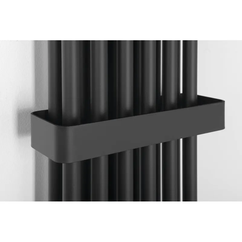 Dvieļu žāvētājs / Radiators Sapho Fede 31x150 cm, 643 W, matēti melns  IR191