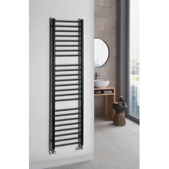 Dvieļu žāvētājs / Radiators Sapho Dina 156x40cm, matēti melns  IR374B Dvieļu žāvētājs / Radiators Sapho Dina 156x40cm, matēti melns  IR374B