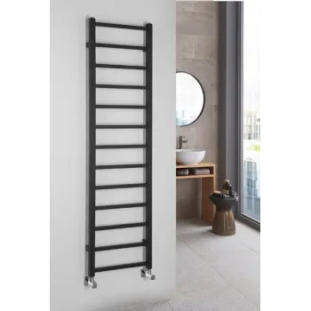 Dvieļu žāvētājs / Radiators Sapho  METRO LIGHT 400x1500mm, Melns Matēts IR447TB