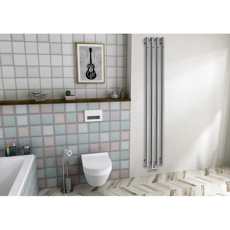 Dvieļu žāvētājs / Radiators Sapho Pilon radiators, 27x180cm, hroms  IZ120T