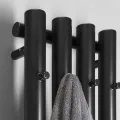 Dvieļu žāvētājs / Radiators Sapho Pilon radiators, 27x180 cm, matēti melns  IZ122T