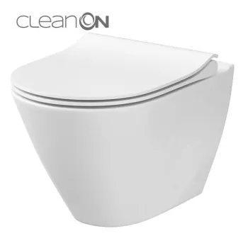 Piekaramais pods Cersanit  City Rimless ar Vāku K701-104